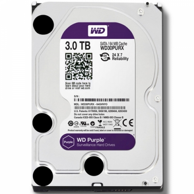 Ổ cứng 3TB Western tím.