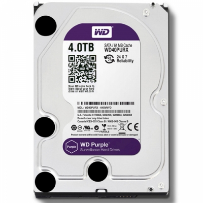 Ổ cứng 4TB Western tím.